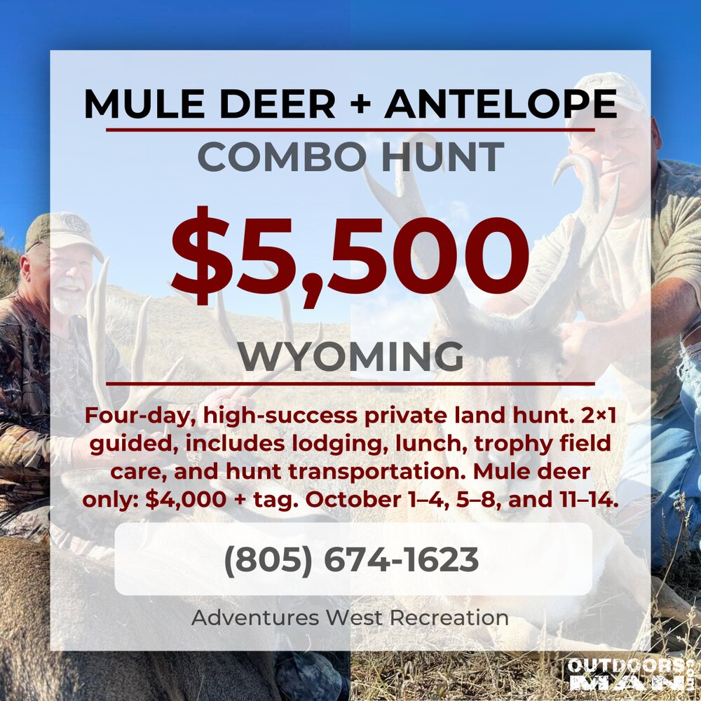 Mule deer and antelope combo hunt, Wyoming — Adventures West Recreation