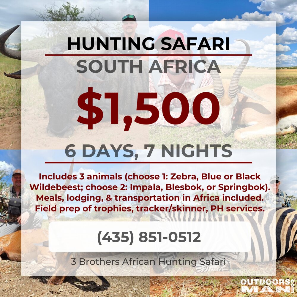 South Africa hunting safari — 3 Brothers African Hunting Safari