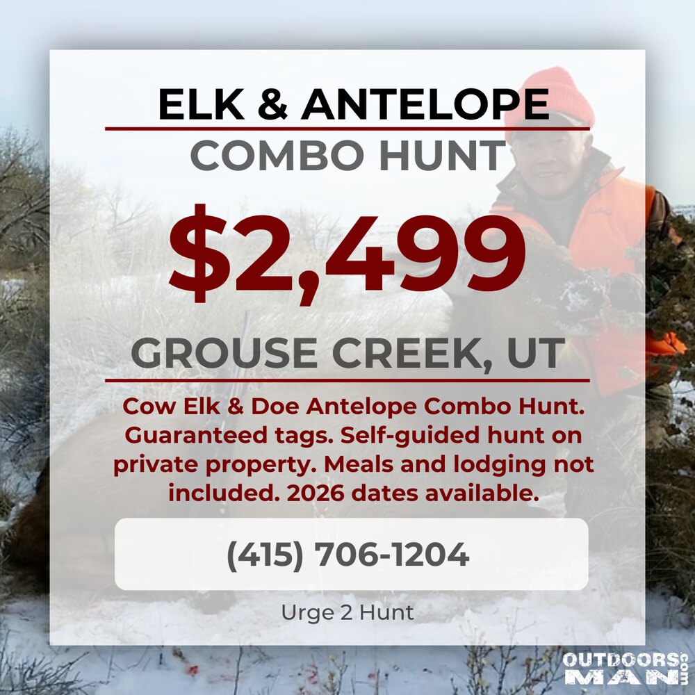 Cow elk and antelope combo hunt, Grouse Creek Utah, $2,499 — Urge 2 Hunt