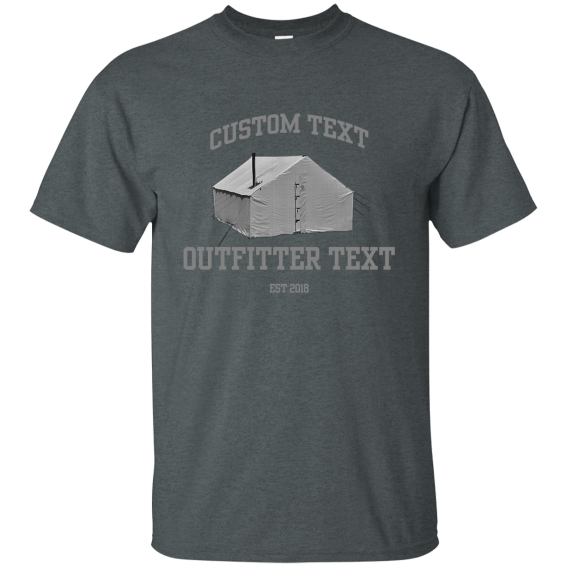 Wall Tent Outfitter Custom Tee