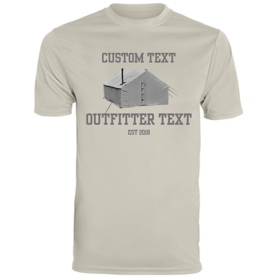 Wall Tent Outfitter Custom Wicking Tee