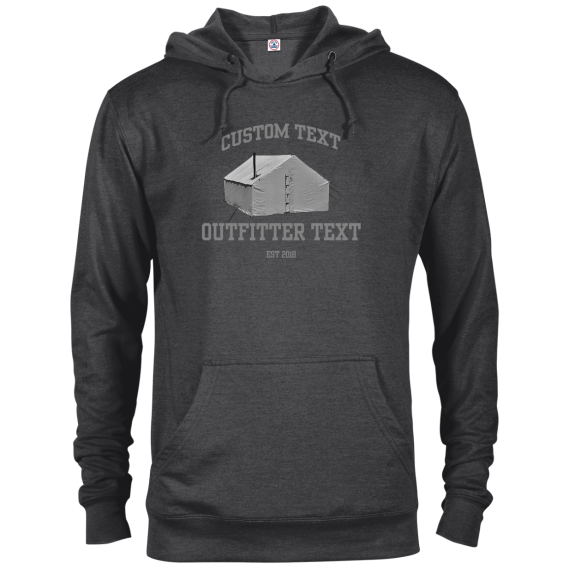 Wall Tent Outfitter Custom Hoodie