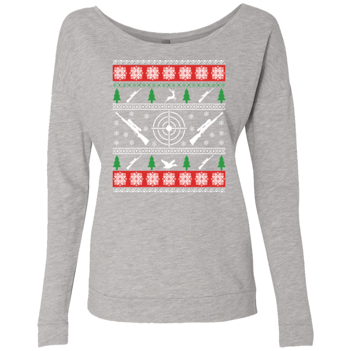 OUTDOORSMAN® Christmas Womens Sweatshirt