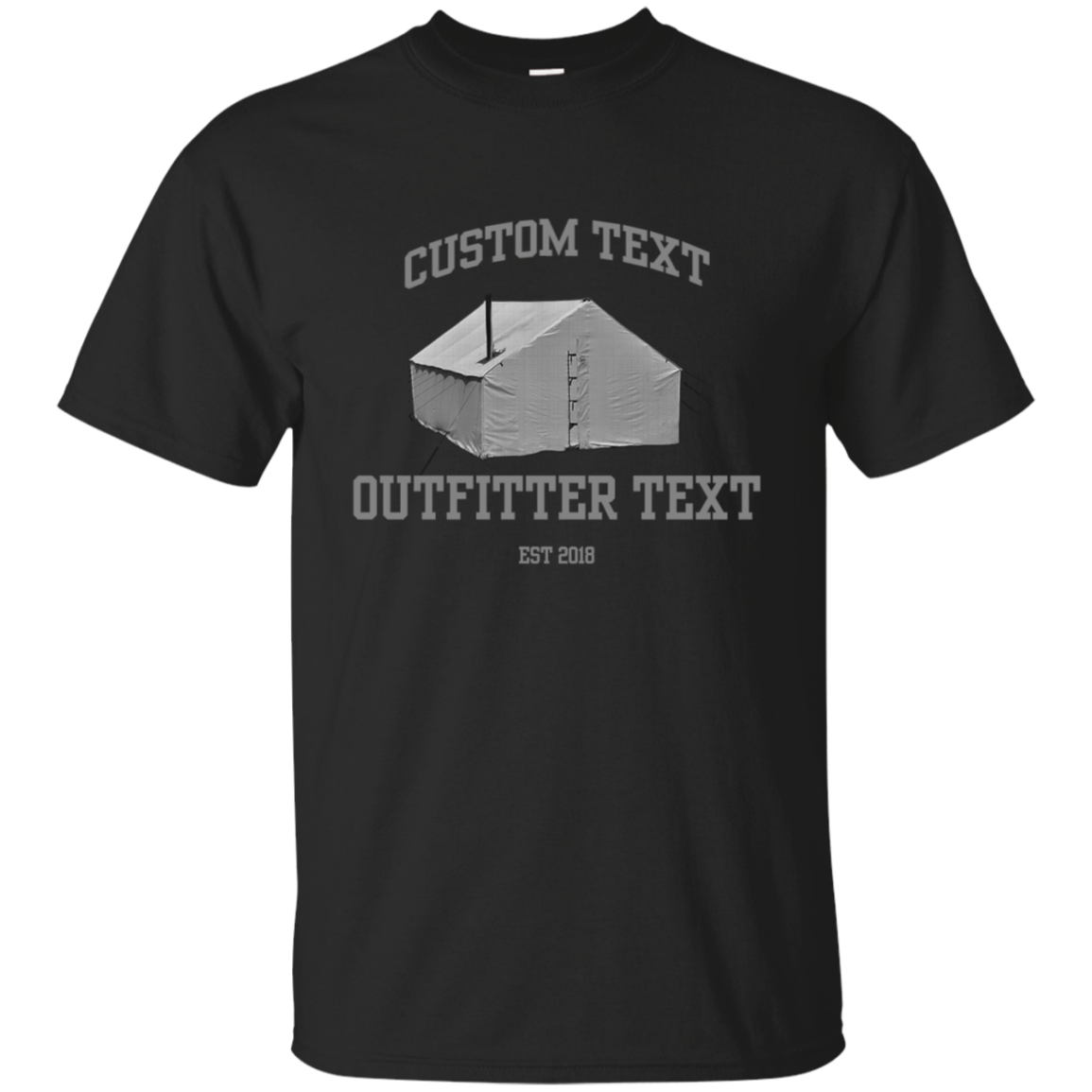 Wall Tent Outfitter Custom Tee
